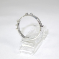 Silver swimming counter ring